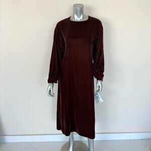 NWT!!! L AUTRE CHOOSE women velvet dress size 38 IT or S Retail 636$